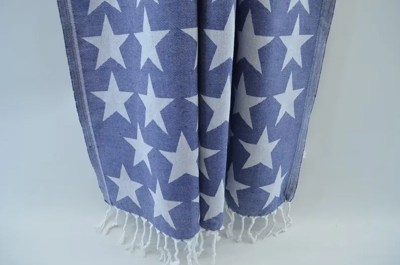 American Flag Turkish Towel