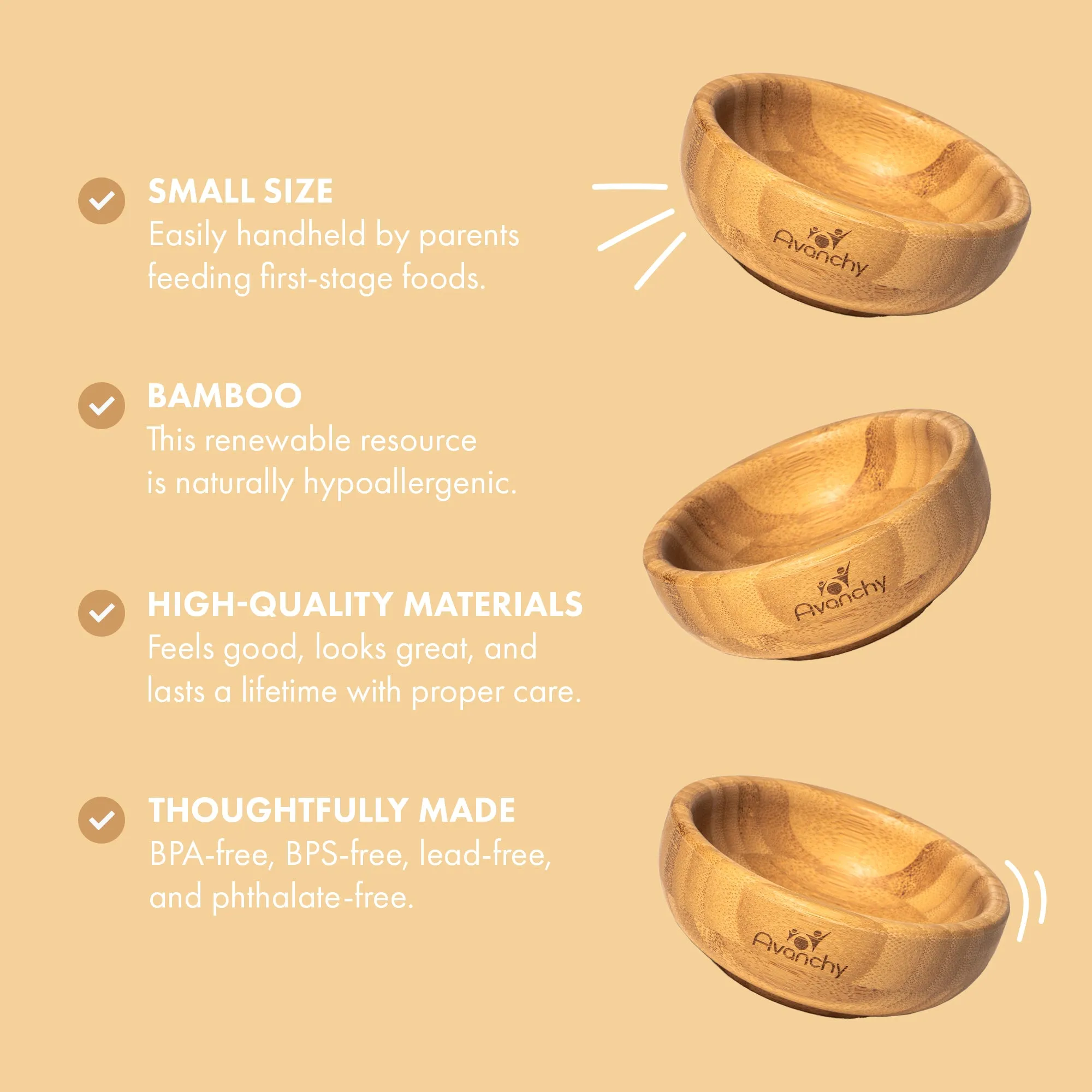 Avanchy Bamboo Le Petit Bowl