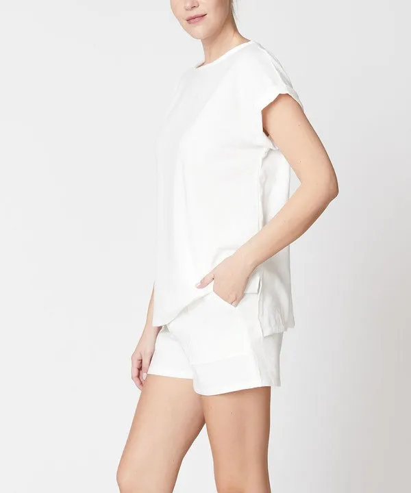 Bamboo Linen Shorts Set