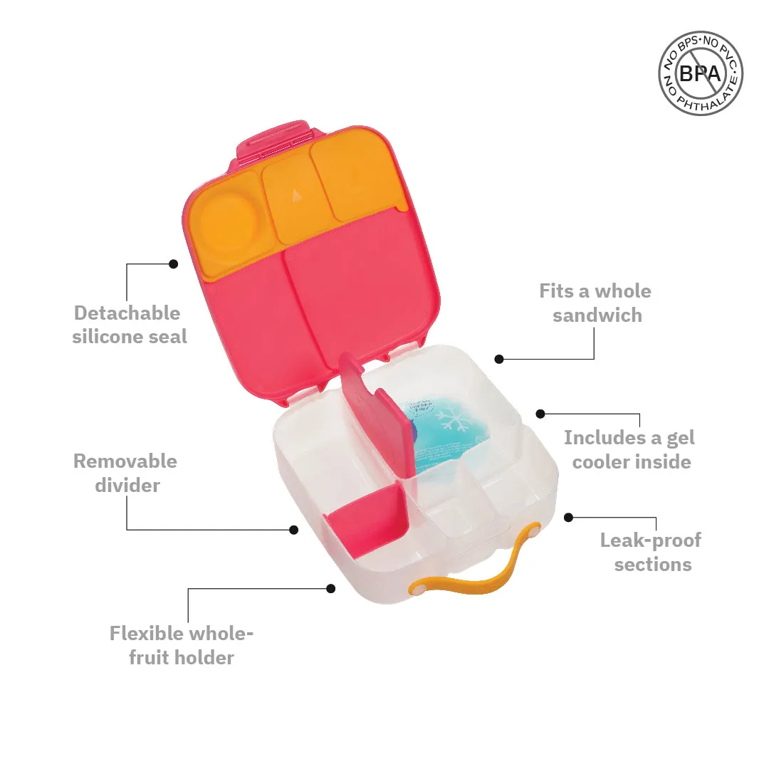 b.box Lunch Box Strawberry Shake Pink Orange