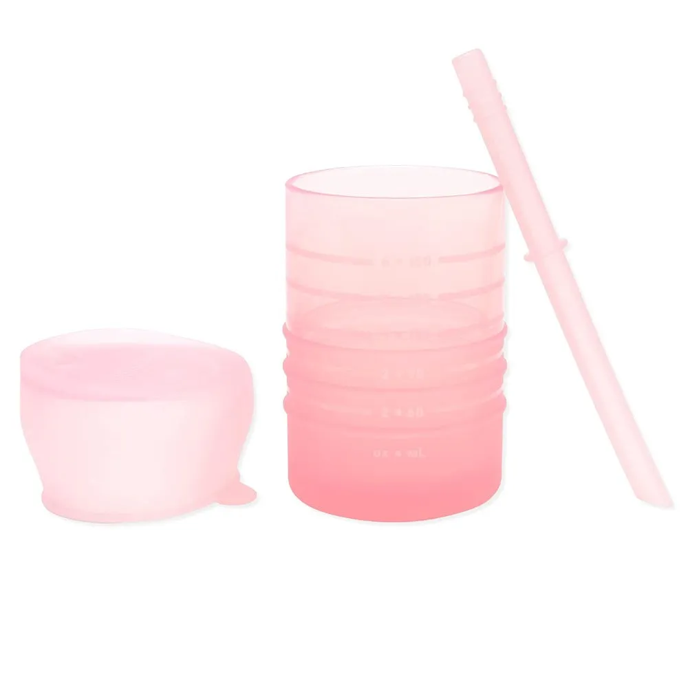 Bumkins Silicone Straw Cup with Lid