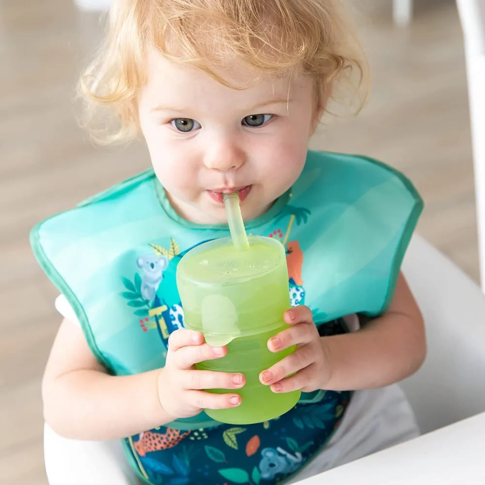 Bumkins Silicone Straw Cup with Lid