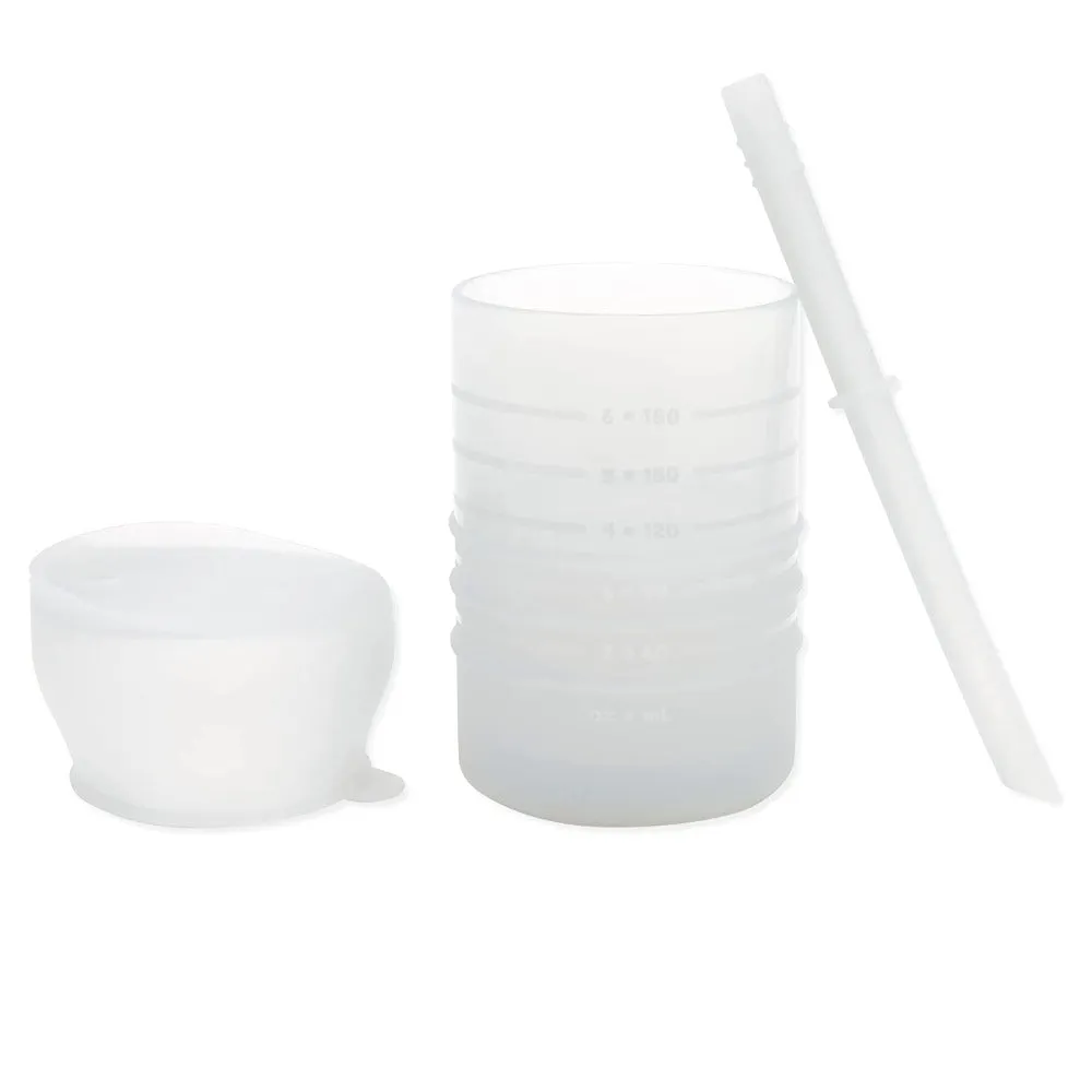 Bumkins Silicone Straw Cup with Lid
