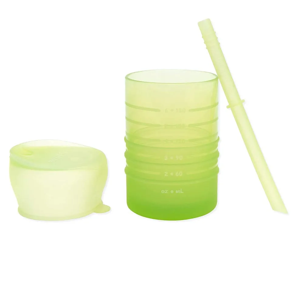 Bumkins Silicone Straw Cup with Lid