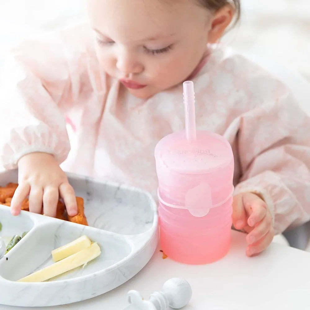 Bumkins Silicone Straw Cup with Lid