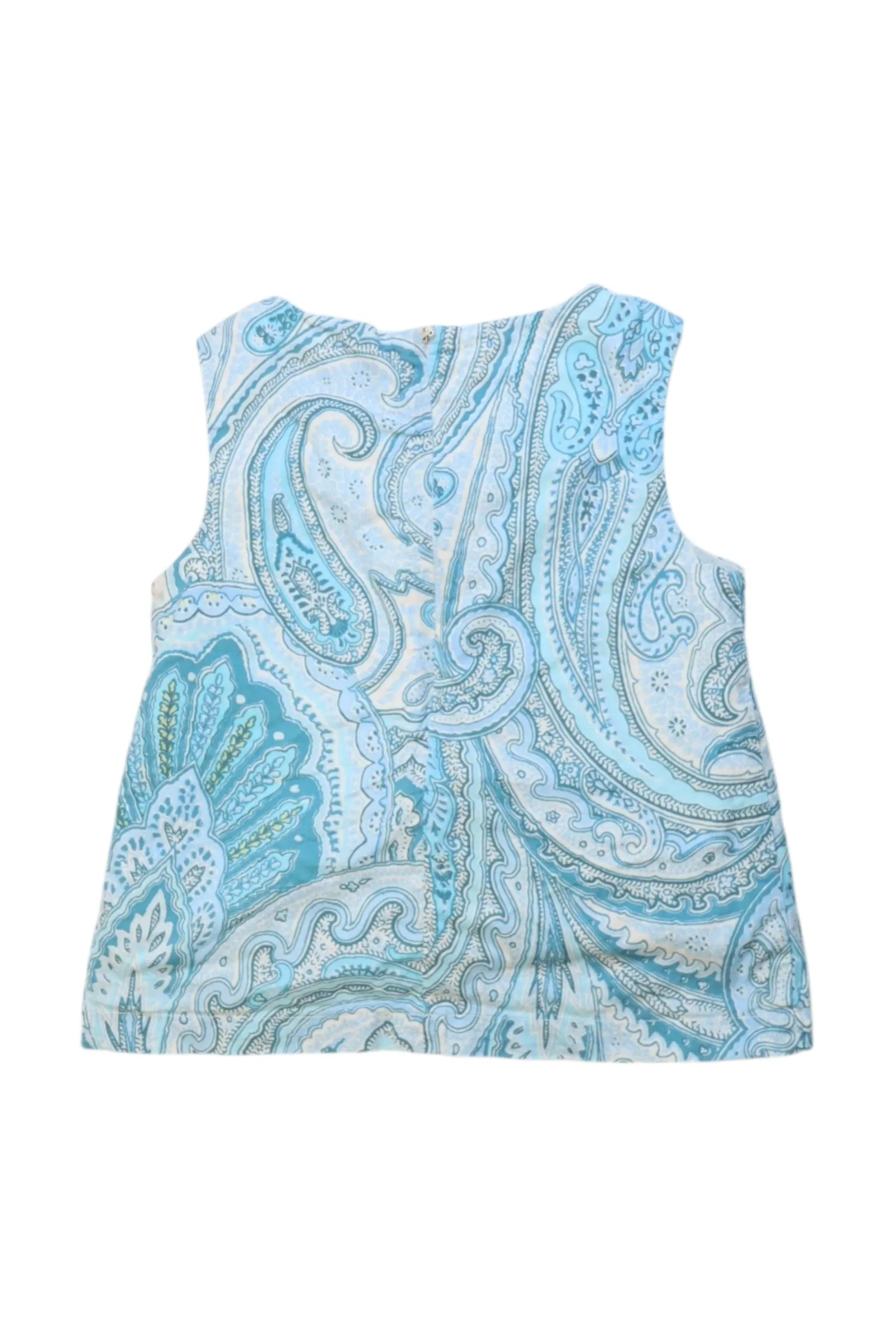 Chickeeduck Paisley Print Sleeveless Top - Size 4T