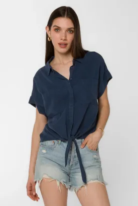 French Navy Top