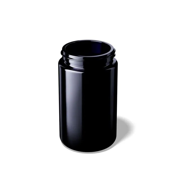 Miron Black UV Glass Jar - 150ml - Pack of 15