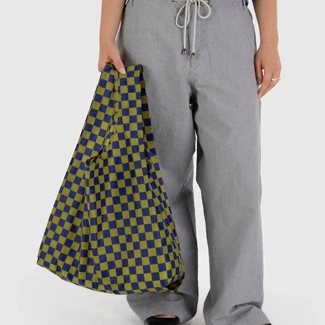 Standard Baggu - Pear Navy Check